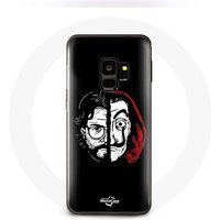 Maniacase Etui voor Samsung S9 plus La casa de papel El Profesor Split Mask