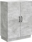 vidaXL Dressoir Betongrijs 66 x 34,5 x 87 cm Bewerkt hout