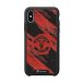 Manchester United Coque de Téléphone 3D Officielle – Design Abstrait Rouge et Noir