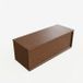 Saniclass Holz Frame Badkamermeubelset - 120x45x42cm - houten topblad - zonder kraangat - 1 lade - mat walnut pure (hout) SW1420774/SW1420829