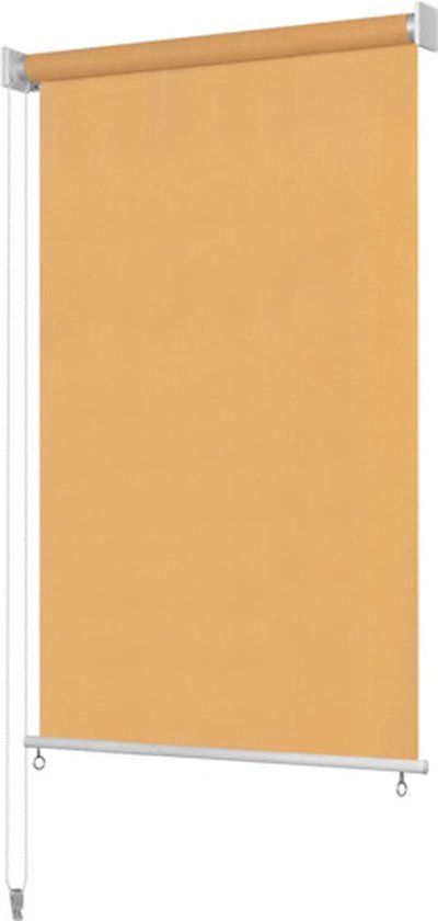 vidaXL Rolgordijn voor buiten 80x140 cm beige
