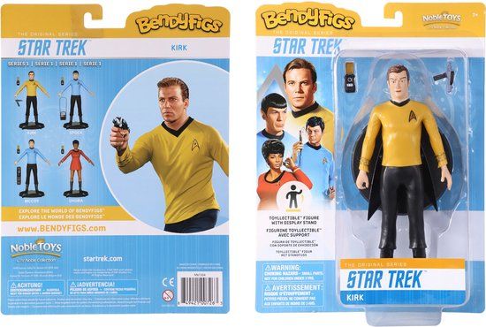 Star Trek Kirk Bendyfig Figurine - The Noble Collection
