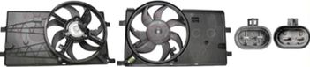 CASCO SRL Moteur électrique, ventilateur pour radiateurs pour PEUGEOT: Bipper & CITROËN: Nemo & FIAT: Fiorino, Qubo (Ref: CEF74075AS)