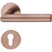 Häfele Garniture de poignée de porte LDH 2171 bronze mat, PZ - cylindre profilé