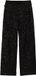 WE Fashion Meisjes Straight Leg Broek Zwart - Maat 122/128 - Pailletten