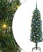 vidaXL Kunstkerstboom Groen 150 cm PVC en Staal en Kunststof