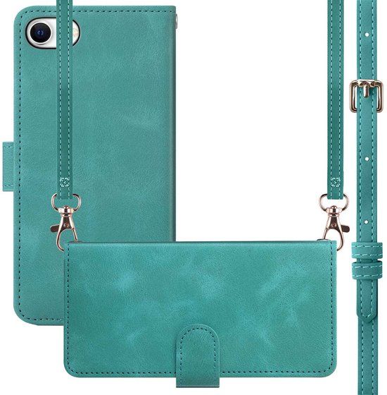 imoshion Bookcase met koord voor de Apple iPhone SE (2022 / 2020) / 8 / 7 - Turquoise