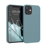 kwmobile telefoonhoesje compatibel met Apple iPhone 12 mini hoesje - Zachte case voor smartphone - Back cover in Arctische nacht
