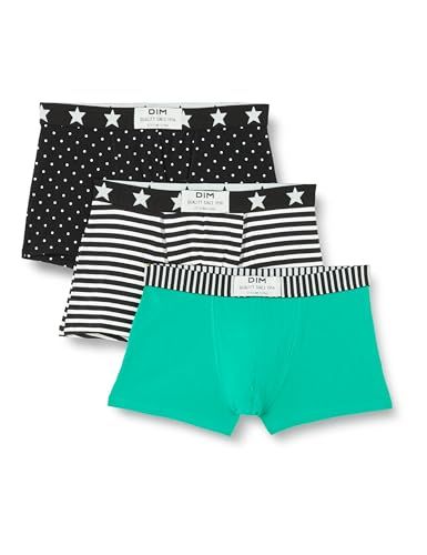 DIM Boxershorts Heren 3-Pack - Zwart/Wit/Groen - XL