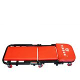 TEKSON® 2-in-1 Creeper en zitting, vouw-KFZ montagerolplank & zitmechaniek, auto Creeper rolplank, werkplaatsligstoel met 7 wielen, capaciteit 135 kg