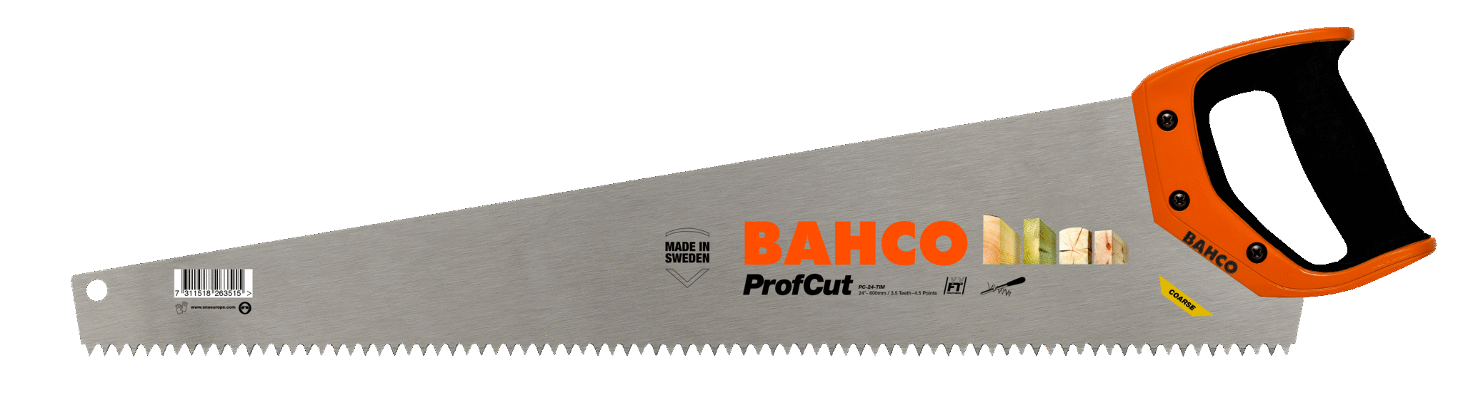 Bahco PC-24-TIM - Snoeischaar - zwart, oranje, Gesatineerd staal