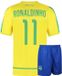 Kingdo B.V. Brazilie Voetbaltenue Thuis Ronaldinho - WK 2002 - Maat M