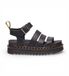 Dr. Martens Blaire Athena Leren Sandalen Zwart Dames Maat 39