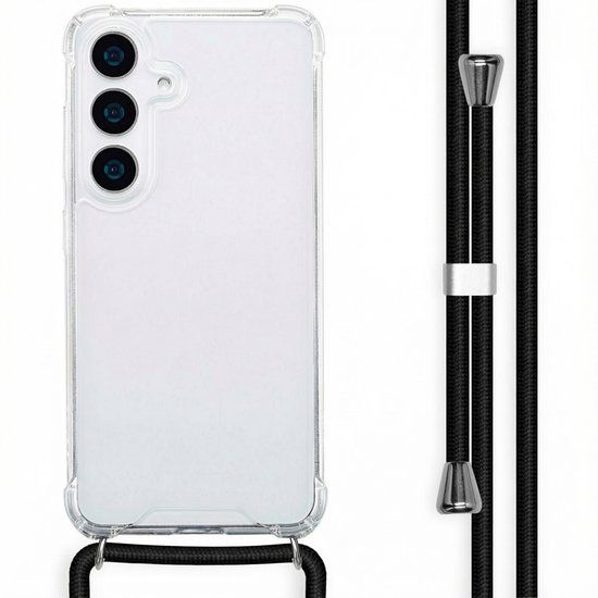imoshion Hoesje - Geschikt voor Samsung Galaxy S25 - Backcover met koord - Zwart