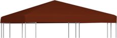 vidaXL Prieeldak 310 g/m² 3x3 m terracotta