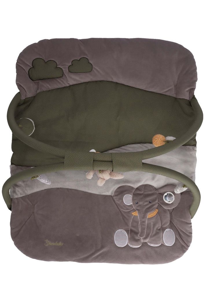 Sterntaler Eddy - Babyspeelmat - Grijs - Katoen/Polyester - 100x100 cm