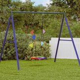 vidaXL Nestschommel Blauw Eikenhout 60 x 60 x 180 cm