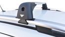 Farad Dakdragers pour BMW 5 série Touring E61 2004 à 2010 galerie de toit ouverte - Aluminium - Haute capacité de charge 100kg - Wingbar Gris