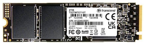 Transcend MTE710T – 256 GB NVMe/PCIe M.2 SSD 2280