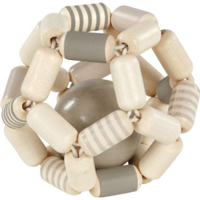 Goki Griffin Elastische Bal - Grijs Wit