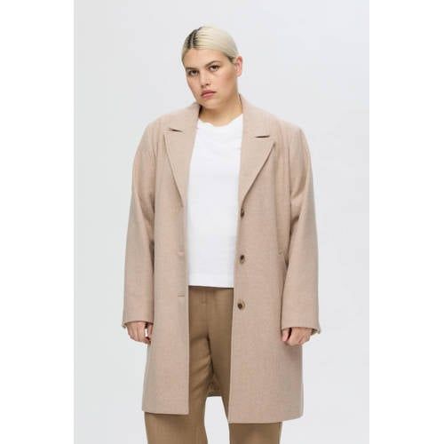 SELECTED FEMME Wool Coat Beige