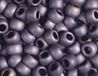 Japanse rocaille kralen, mat, grijs, 2,2 mm, 11/0, 100 g