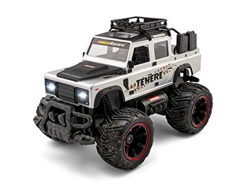 Ninco Racers NH93174 Overlander Ténéré lithium-ion-accu, schaal 1/14, met verlichting, 2,4 GHz, grijs, vanaf 6 jaar