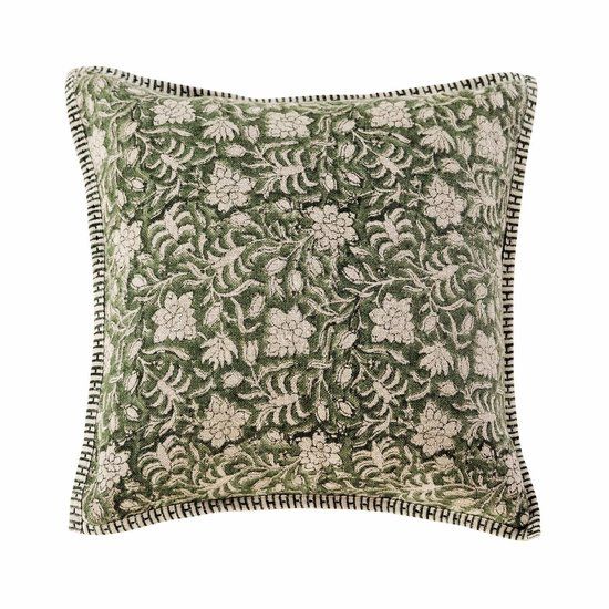 LOBERON Kussenhoes Petitmagny groen