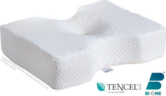 Sanapur Hoofdkussen Original Clima 4.0 Talalay Natuurlatex Wit 40x60 cm