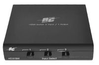 Real Cable hd31sm - elektro-mechanische HDMI-schakelaar met 3 ingangen compatibel met 1.4 Evolution