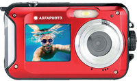 AgfaPhoto Realishot WP8000 - 24MP 2K Ultra HD Action Camera - Red