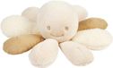 Nattou Lapidou Knuffel Octopus Rammelaar - 26 cm - Zand