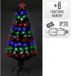 Home & Styling Decoratieve Glasvezel Kerstboom 60 x 33 cm multicolor