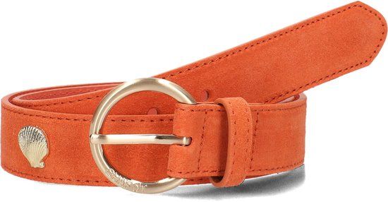Fabienne Chapot Studded Shell Belt Riemen - Oranje - Maat 75