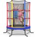 Songmics Trampoline pour enfants - Trampoline pour enfants de 174 cm avec filet de sécurité et protection de bord - Multicolore