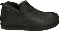 SHEPHERD OF SWEDEN Shepherd Anton slippers heren suède lamswol matzwart maat 46