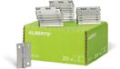 Alberts 849955 Scharnier | smal | elektrolytisch geel verzinkt | 51 x 30 mm | set van 20