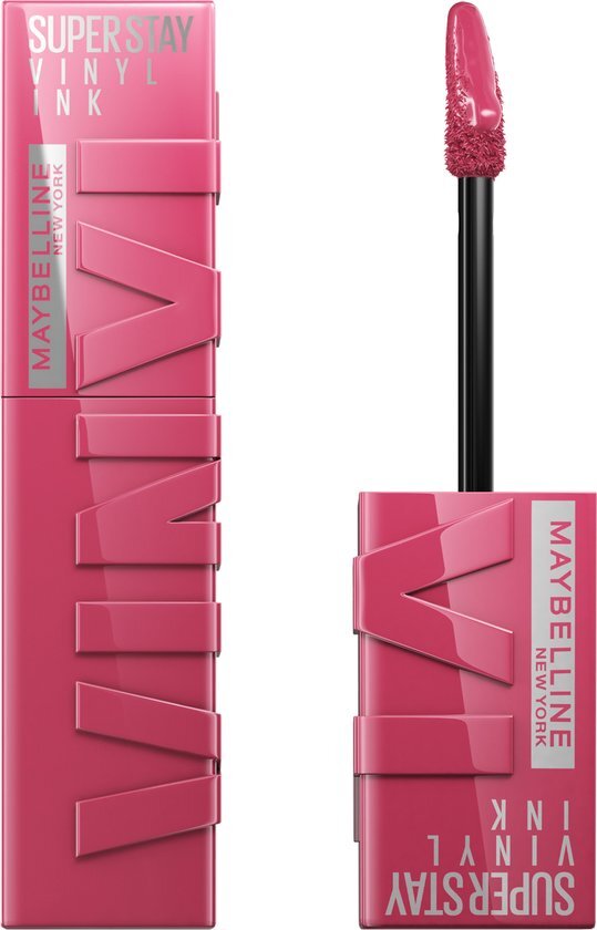 Maybelline New York - SuperStay Vinyl Ink Lipstick - 20 Coy - Roze - Langhoudende Lippenstift - 4,2 ml