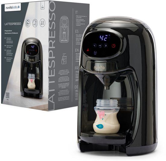 Nuvita Baby Melk Machine 1180 - Verwarmen, Doseren, Mixen en Dispenseren - 4 Temperatuurinstellingen - Geschikt voor Alle Flesformaten
