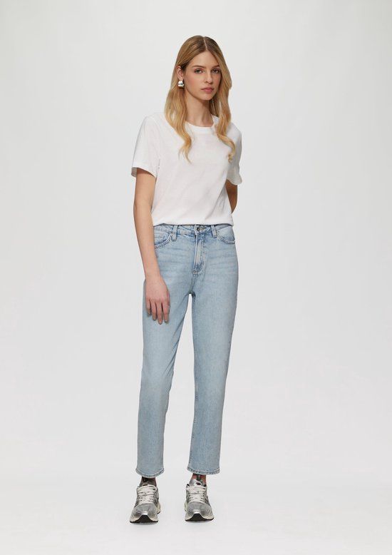 QS Jeans-Hose TIZIE Blauw W33 x L32 Bootcut Fit Katoen