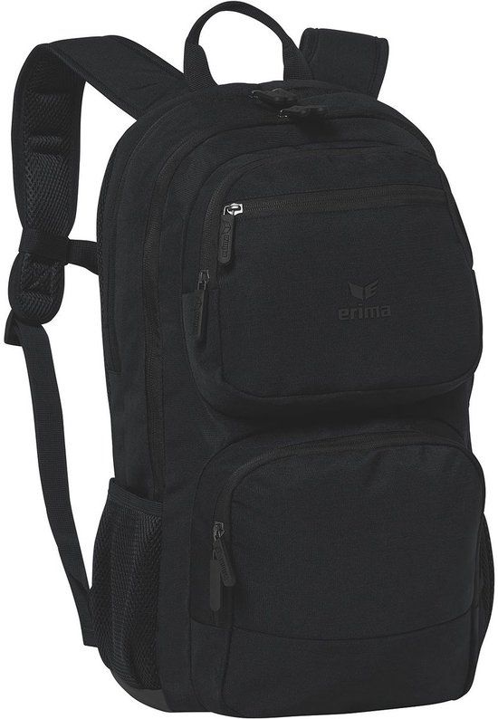 Erima Six Wings (Large) Sporttas Met Bodemvak - Zwart / New Royal | Maat: L