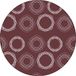 Bonateks, Ronde digitaal bedrukte muismat, antislip onderkant, voor kantoor en thuis, diameter: 22 cm