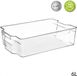 Waal Five® Koelkast opbergers set Transparant Plastic Stapelbaar