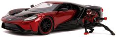Jada Toys Spider-Man Diecast Model 1/24 2017 Ford GT Miles Morales Vehicles