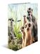 HERMA 20048 ordner A4 dieren aardmannetjes, 10 stuks, 7 cm breed, motief ordners van karton met interne print voor school & kantoor, stabiele kinderringmapset van karton voor jongens en meisjes