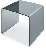 en.casa Bijzettafel Varlofrek gehard glas 50x50x50 cm grijs