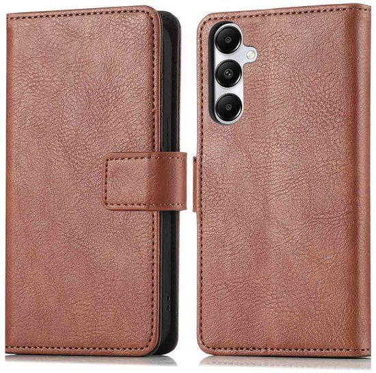 imoshion Luxe Bookcase - Geschikt voor Samsung Galaxy A17 (5G) / A17 (4G) - Bruin