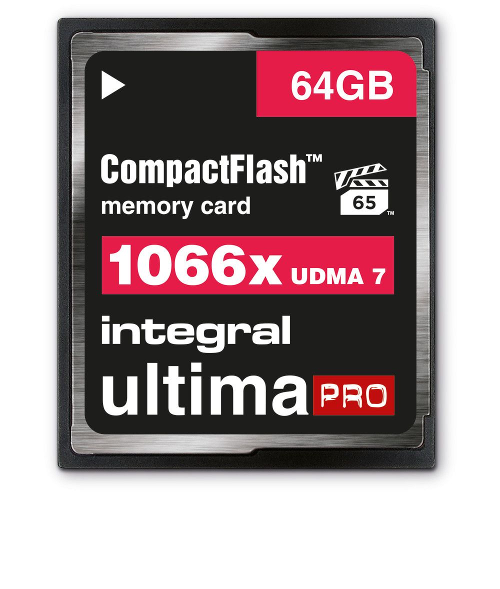 Integral 64GB CompactFlash Memory Card - 1066x
