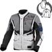 Macna Flexodus waterdichte motorfiets textieljas - Grijs/zwart - Maat 2XL