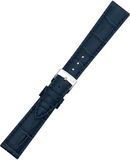 Morellato PMX061BOLLE IG Horlogebandje - Leer - Blauw - 18 mm